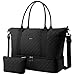HOTOR Reisetasche Damen - Große Weekender Damen Tasche mit Schuhfach, Praktische Reisetasche Handgepäck und Handgepäck Tasche für Übernachtungen, Leicht und Faltbare, Schwarz, 34.0 x 45.0 x 20.0 cm