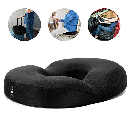 Forbua Donut Pillow for Tailbone Pain - Comfortably Provides Effective Relief for Hemorrhoid