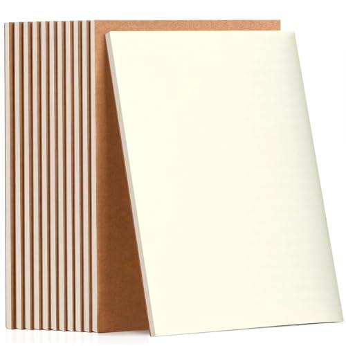 VEESUN Lot de 10 Cahiers Kraft, Cahier a5 Page Blanche, Bloc-notes A5, Carnet de Notes, Journal intime, Carnet de voyage, Dessin pour Enfants, Étudiants,...