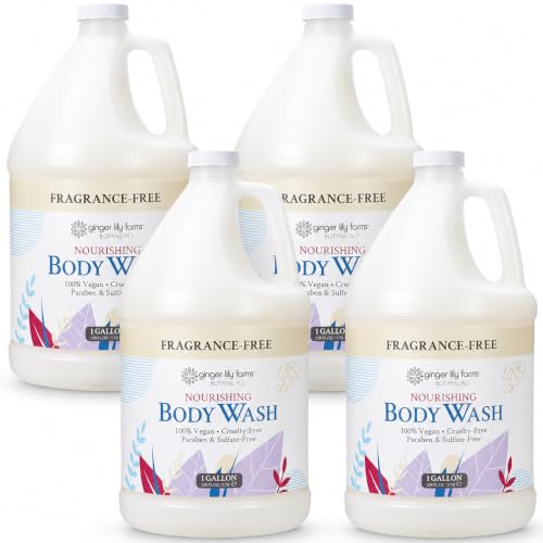 Image of Ginger Lily Farms Botanicals Body Wash, 128oz /4pk, Fragrance Free
