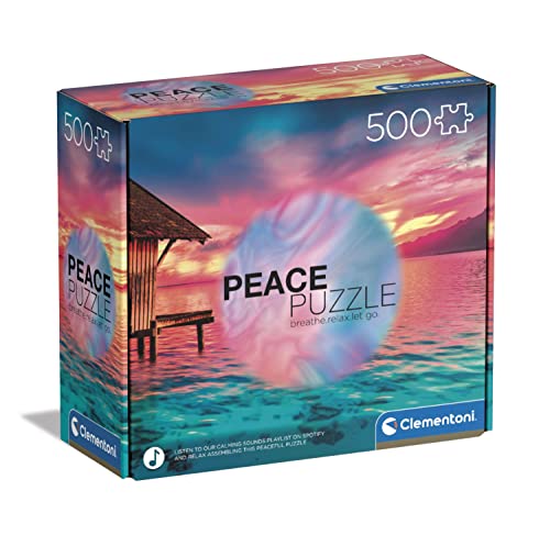 Clementoni - Puzzle 500 Piezas Mindfulness, Living The Present, Puzzle Adulto Relajante Viviendo el...