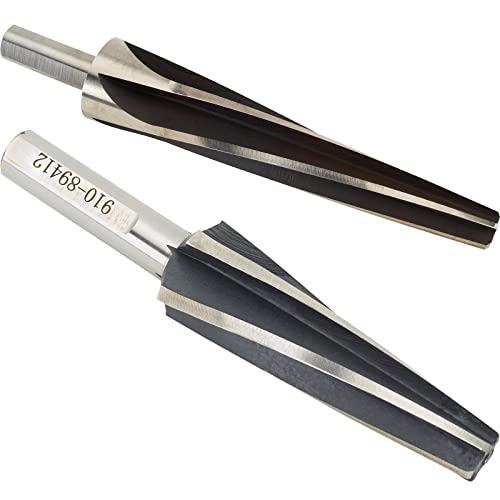 Tapered Ball Joint Reamers Set, 7° & 10°: High-Speed Tool Steel for Ball Joints & Tie Rod Ends to Spindles Fitting, 1/2