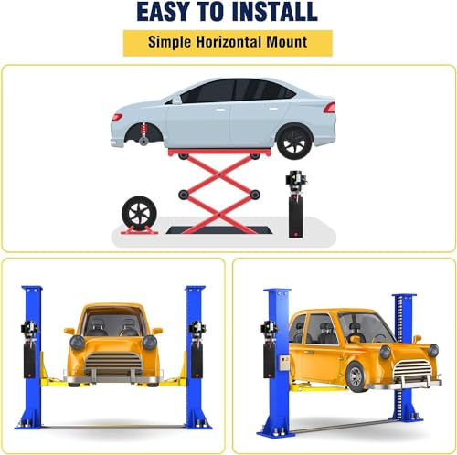 Image of Garvee Hydraulic Power Unit, 220V 15 QT Car Lift Hydraulic Pump Power Unit, Single Phase Hydraulic Power Unit, with 14 L Plastic Tank, Electric Hydraulic Power Unit, Used for Car Maintenance