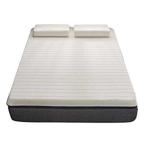 Thailändische Latex Doppelseitig Matratze H3 Mittelfest, Memory Foam-Matratze 120X190 cm, 2In1 Liegehärten H3&H4, Bezug Waschbar Bis 60 Grad,100%