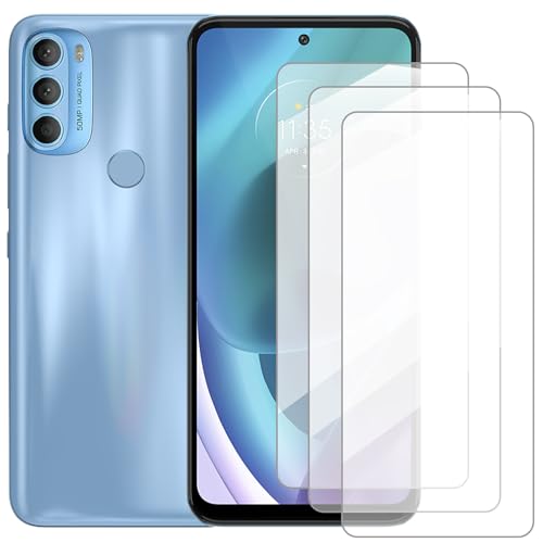 Damolong Protector de pantalla compatible con Motorola Moto G71 5G(6.7 pollici) [paquete de 3] película protectora de vidrio templado adecuado para Motorola Moto G71 5G