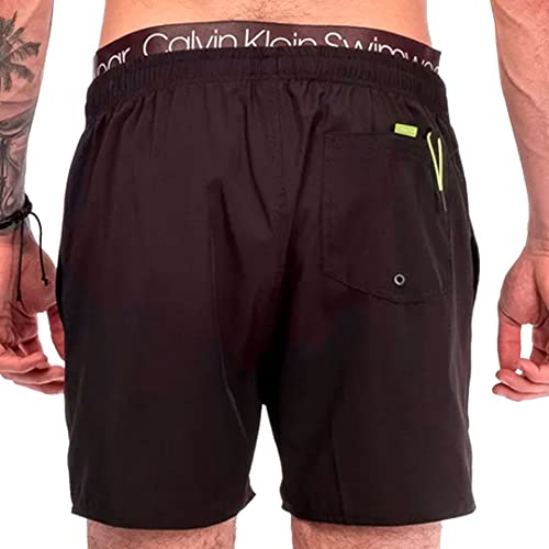 Shorts cós com elastico, Calvin Klein, Masculino, preto, GG