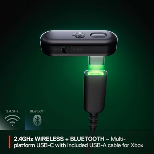 Image of SteelSeries Arctis GameBuds for Xbox - Wireless In-Ear Gaming Headphones - 2.4GHz + BT 5.3 - ANC /Transparency Mode - Water Resistant IP55 - 40H Battery - Wireless Charging - Xbox, PS5, PC, Switch 2