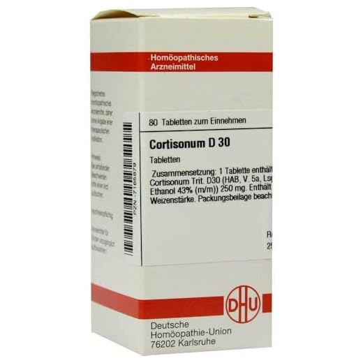 Cortisonum D30 DHU Tabletten, 80 St.
