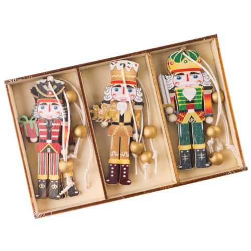 9 pcs Nussknacker Weihnachtsschmuck Christbaumschmuck Soldatenpuppe...