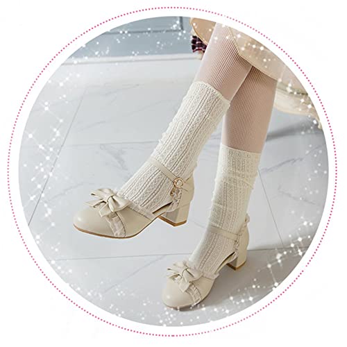 2025 Toddler Girls Dress Bow Tie Shoes Heels Flower Wedding High School Prom Shoes4