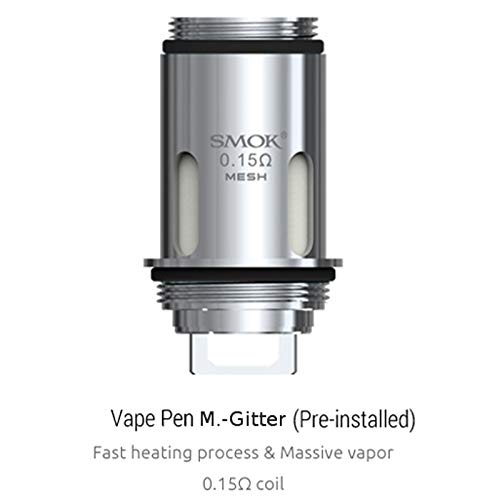 Smok Vape Pen 22 Light Coils 5er Pack Verdampferköpfe Größe Strip 0,15Ohm – Bild 3