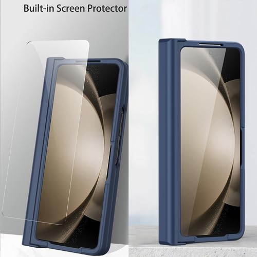 Coque antichoc Samsung Z Fold 5 verte anti-rayure protégeant la charnière - 5