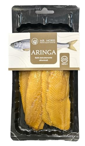 Filetti di Aringhe Affumicati Mr. Moris® | Vaschetta Skin 200g | Senza Pelle