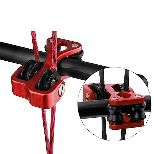 image for HRCHCG Aluminum Compound Bow Cable Slide Archery Bow String Splitter R