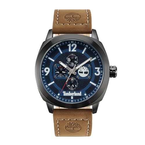 Timberland Reloj analógico con esfera azul para hombre-TDWGF9001802