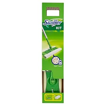 Swiffer Kit per Pavimenti - 8 Panni e 1 Spazzolone