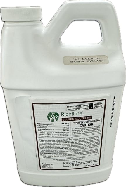 Generic Sulfen Southern Herbicide (64 oz.) by RightLine - Sulfentrazone Herbicide, Compare to Dismiss South Herbicide