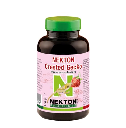 NEKTON-Crested Gecko Strawberry Pleasure | Alleinfuttermittel speziell für Kronengeckos mit Erdbeeren | Made in Germany (100g)