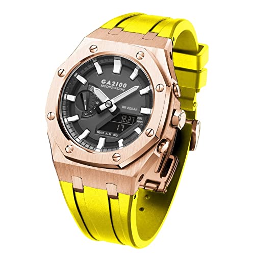 Boîtier de montre en métal GA2100 MOD kit de modification luxe 316 Agate