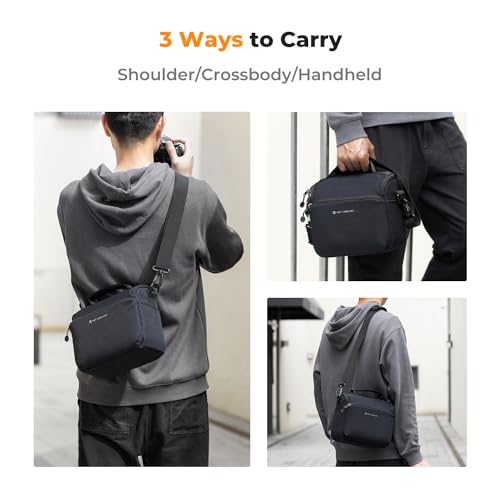 Image of K&F Concept Camera Sling Bag Small Crossbody Camera Case DSLR /SLR /Cute Compact Shoulder Photography Bags for Photographers