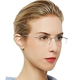 OCCI CHIARI Reading Glasses 2.0 Mens Women's Reader Frameless Durable Spring Hinge 1.0 1.5 2.0 2.5 3.0 3.5 Power 1.25 1.75 2.25 2.75 lentes para leer mujer