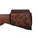 Tourbon Leather Buttstock Cheek Rest with Rifle Shell Holder (Brown PU Leather - Right Hand)