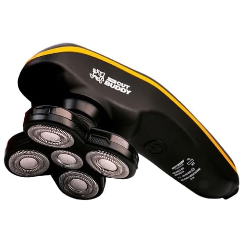 Head Shaver for Bald Men, New & Improved Bald Buddy, Gift for Men, Waterproof, Rechargeable Electric Razor, Cordless, Battery & Cleaning Indicator Cover