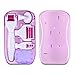 6 in 1 Derma Roller Kit, BEATTYMAMA 0.25mm 300/720/1200 Titanium Microneedling Dermaroller Cosmetic Needling Instrument Microneedle Derma Roller with 5 Replaceable Heads for Face and Body Skin Care