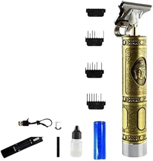 Aachoko Trimmer Men Professional Cordless Hair Clipper Dragon Style, Rechargeable Trimmer For Beard, Hairs, Moustache & Face, Electric T Blade Zero Gapped Shaving Machine Men's Grooming Kit-picture-11