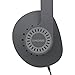 Koss KPH30iK On-Ear Headphones, in-Line Microphone and Touch Remote Control, D-Profile Design, Wired with 3.5mm Plug, Dark Grey and Black