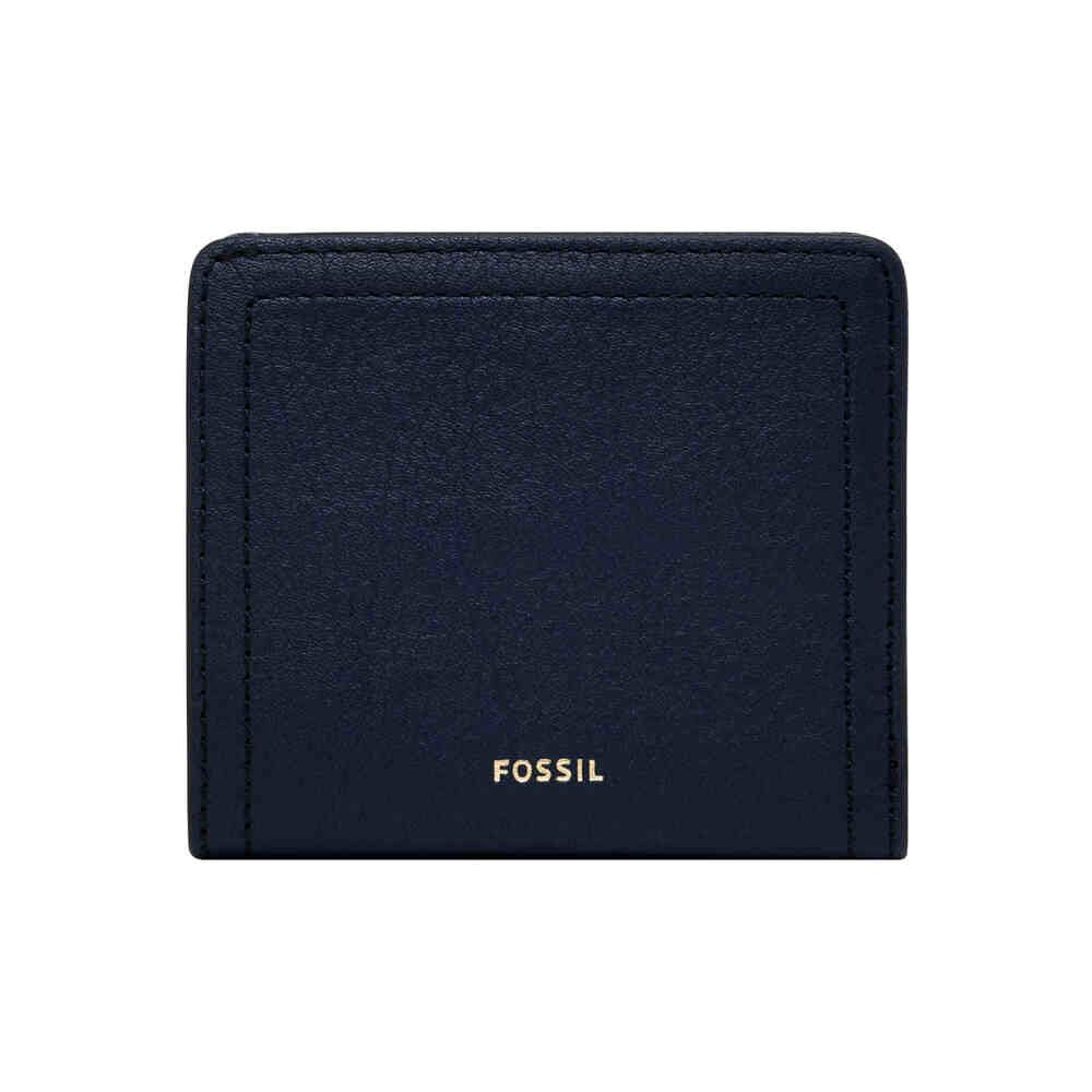 Fossil Logan Women's Blue Leather Wallet, SL7829545