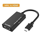 MHL to HDMI converter, Micro USB to HDMI Cable Adapter with Video Audio Output for Mobile Device with MHL Technology