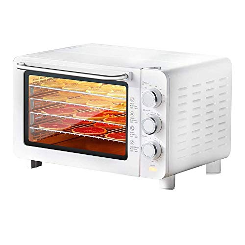 YWAWJ Lebensmittel Dehydrator Elektrischer Dörrautomat - mit Digital-Timer und Temperaturregelung for Rindfleisch, Jerky…