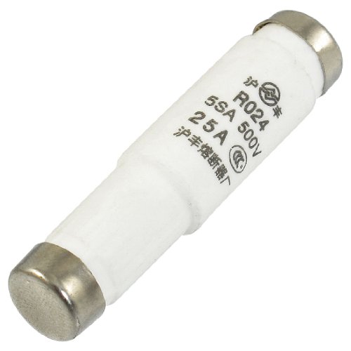 Aexit AC 500V 25A Cylindrical Shape Screw Fuse Link 11.5mm x 53mm (93afbee04f2c8e1ad18169155f3d4d40)