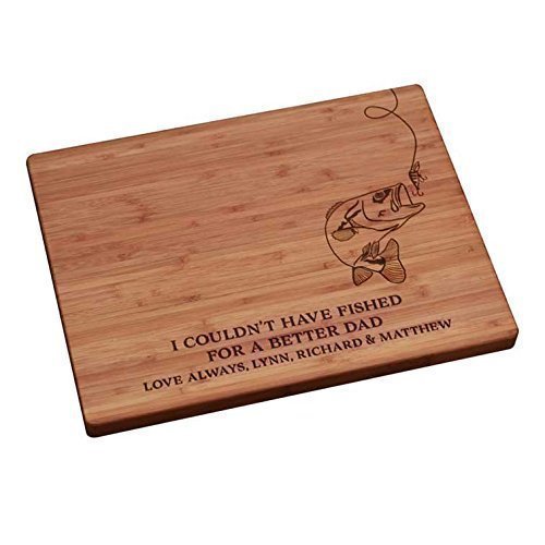 Personalized Cutting Board - Father’s Day Fishing