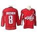 Airty Maglia da Hockey Washington Capitals, Alexander Ovechkin, Felpa da Uomo # 8, Manica Lunga Traspirante NHL, t-Shirt
