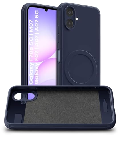 Image of WOW IMAGINE Back Case Cover for M17e 5G | F70e 5G | M07 | F07 | A07 5G | Soft Matte Silicone Case| Slim Fit & Shockproof | Camera Protection Bumper Cover (Black)