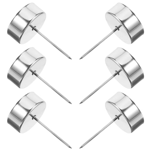 Luxshiny 1652YV08IK38XD2LDDG95 Metal Candle Holder Stakes Taper Candlestick Holders With Spike 6Pcs Metal Heavy Duty Pillar Candles Stand Base thumb #1