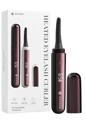 RENAGE ホットビューラー まつ毛カーラー まつ毛 ビューラー アイラッシュカーラー USB充電式 ホットカーラー まつげ 睫毛 フェイスケア (ブラック)のサムネイル