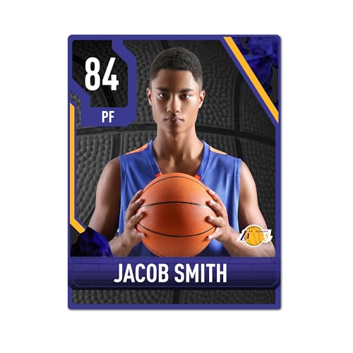 EGD Real Size Personalized Ultimate Team Card | Famous Basketball Game | Multiple Size...