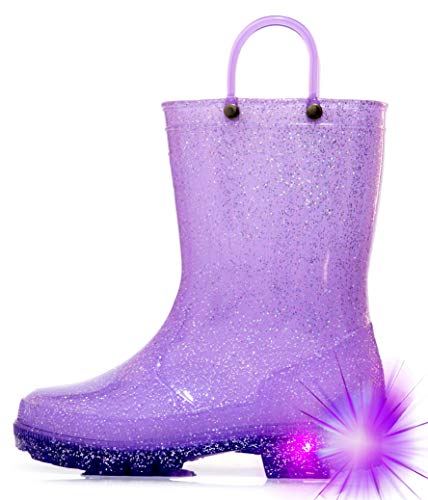 Image of HugRain Light Up Rain Boots for Little Kids