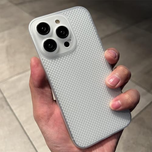 Coque de refroidissement iPhone 15 étui rigide transparent antichoc - 3