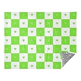 buffalo plaid plaid cuore verde coperta 127 x 188 cm coperta per divano divano