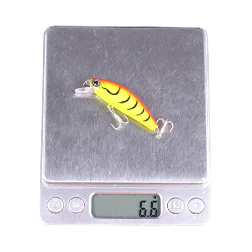 LINFFSTR 10 pezzi 5,5 cm 6,6 g Esche da pesca