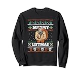 no lift no gift ugly christmas sweater gym santa felpa