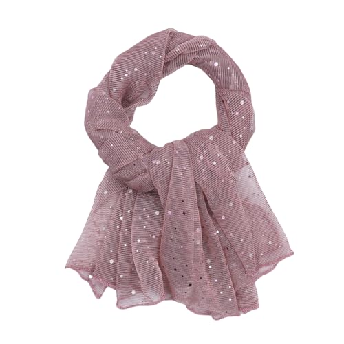 RARITYUS Glitter Sequin Muslim Hijab Scarf for Women Lightweight Instant Head Scarf Headwraps Long Scarves Shawls2