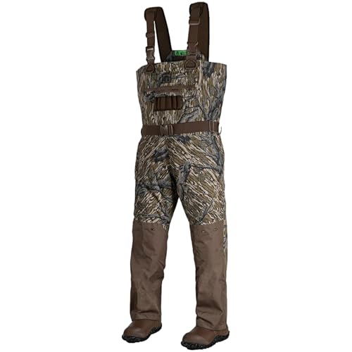 Image of Gator Waders Mens Shield Insulated Chest Duck Hunting Waders with Boots Waterproof Breathable Camo Waders for Hunting