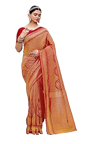 Image of Glory Sarees Women's Banarasi Silk Saree With Blouse Piece (Premium Silk107 Parent)