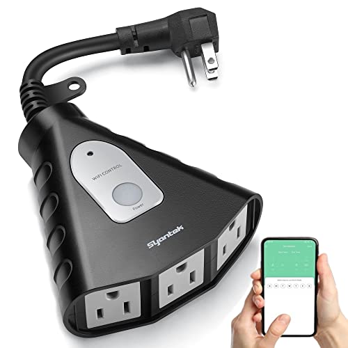 Syantek BHC1804-WIFI Outdoor Wifi Outlet, Smart Outdoor Plug cover