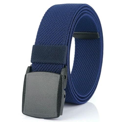 Metal Free Men'S Elastic Belt Strong Engineering Plastic Quick Release Nylon Buckle Outdoor Girdles